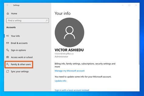 how to delete administrator account.